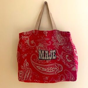 Maje Canvas Tote Bag